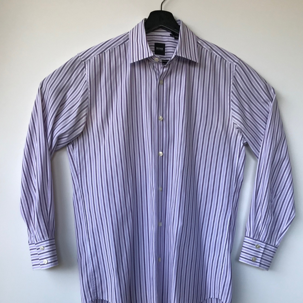 Hugo Boss Stripes Long Sleeve Shirt